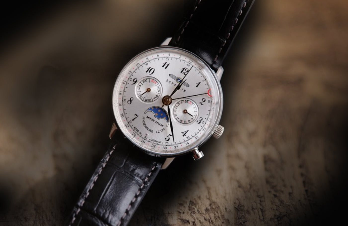 Zeppelin Series LZ 129 Hindenburg Germany Made 7036-1 70361 Men’s Watch