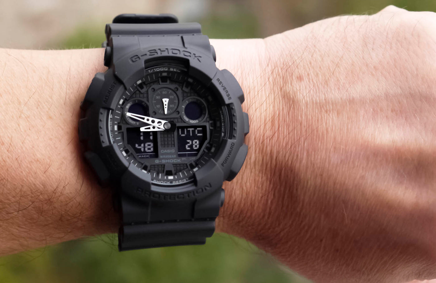 Casio G-Shock Military Matte Black GA-100-1A1 Men’s Watch