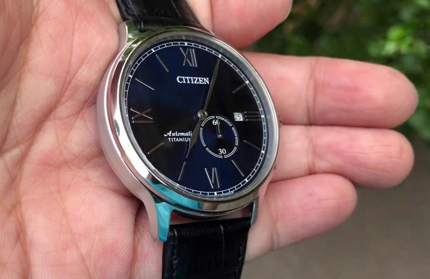 Citizen Analog NJ0090-21L Automatic Men’s Watch: Sleek and Classically Styled