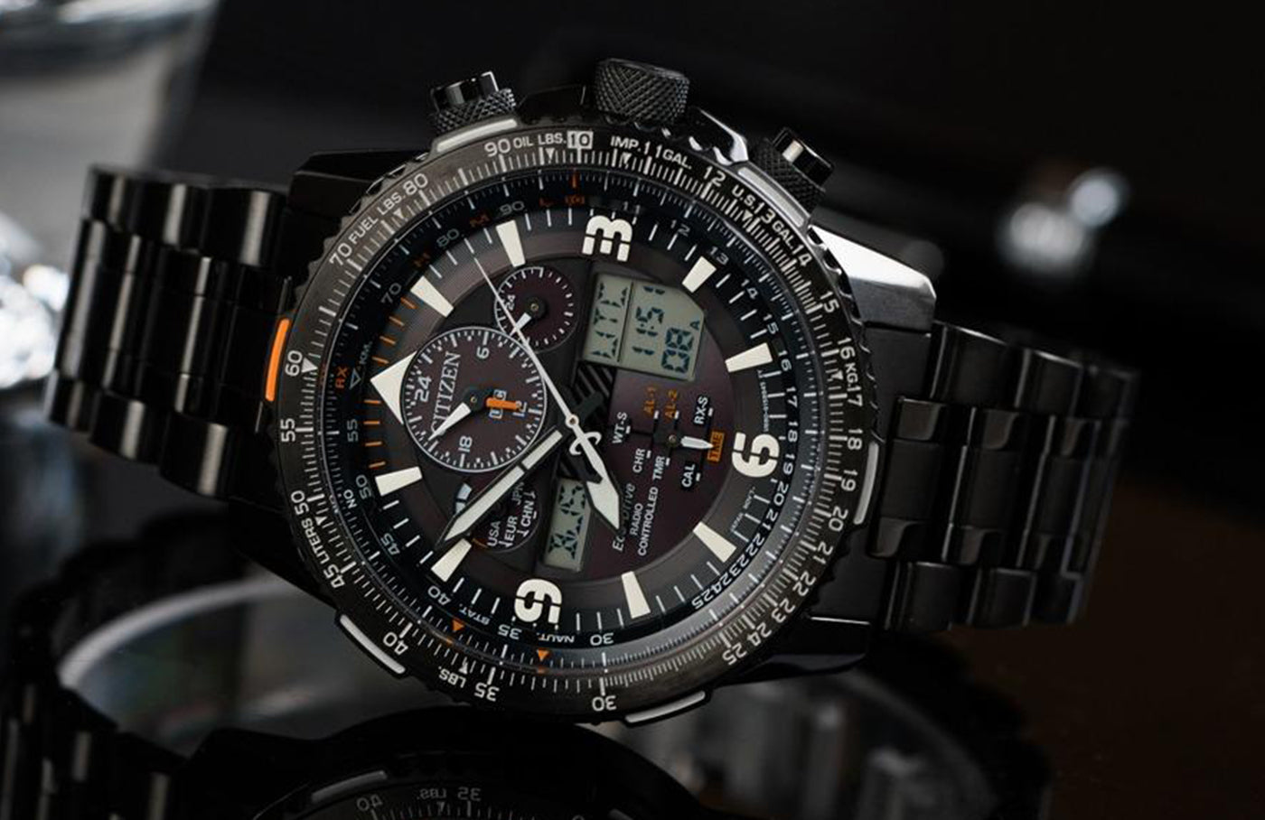 Citizen Promaster JY8085-81E Eco-Drive Radio Controlled Analog Digital 200M Men’s Watch