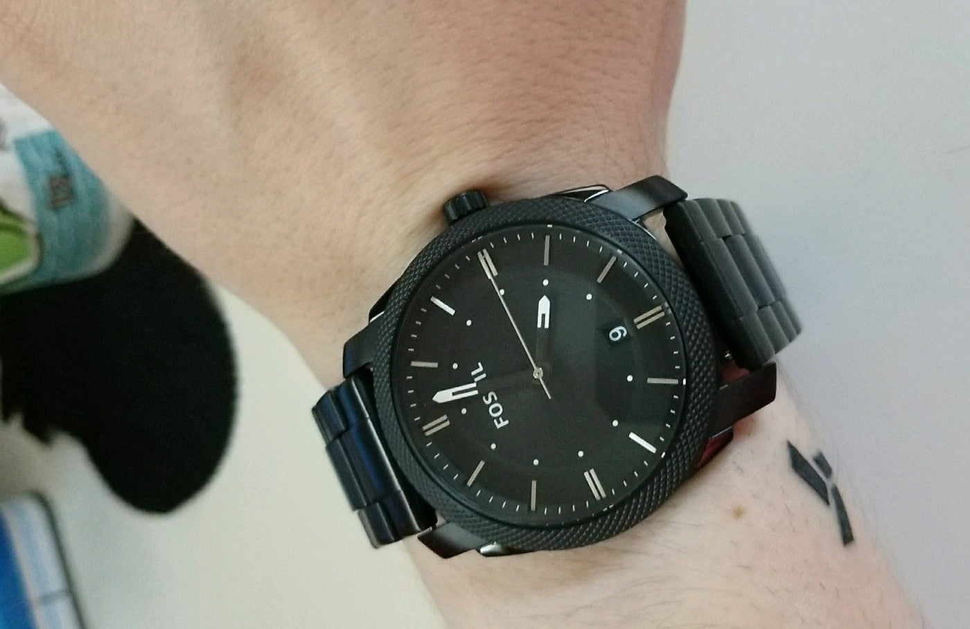 Fossil Machine Black IP Stainless Steel FS4775 Men’s Watch