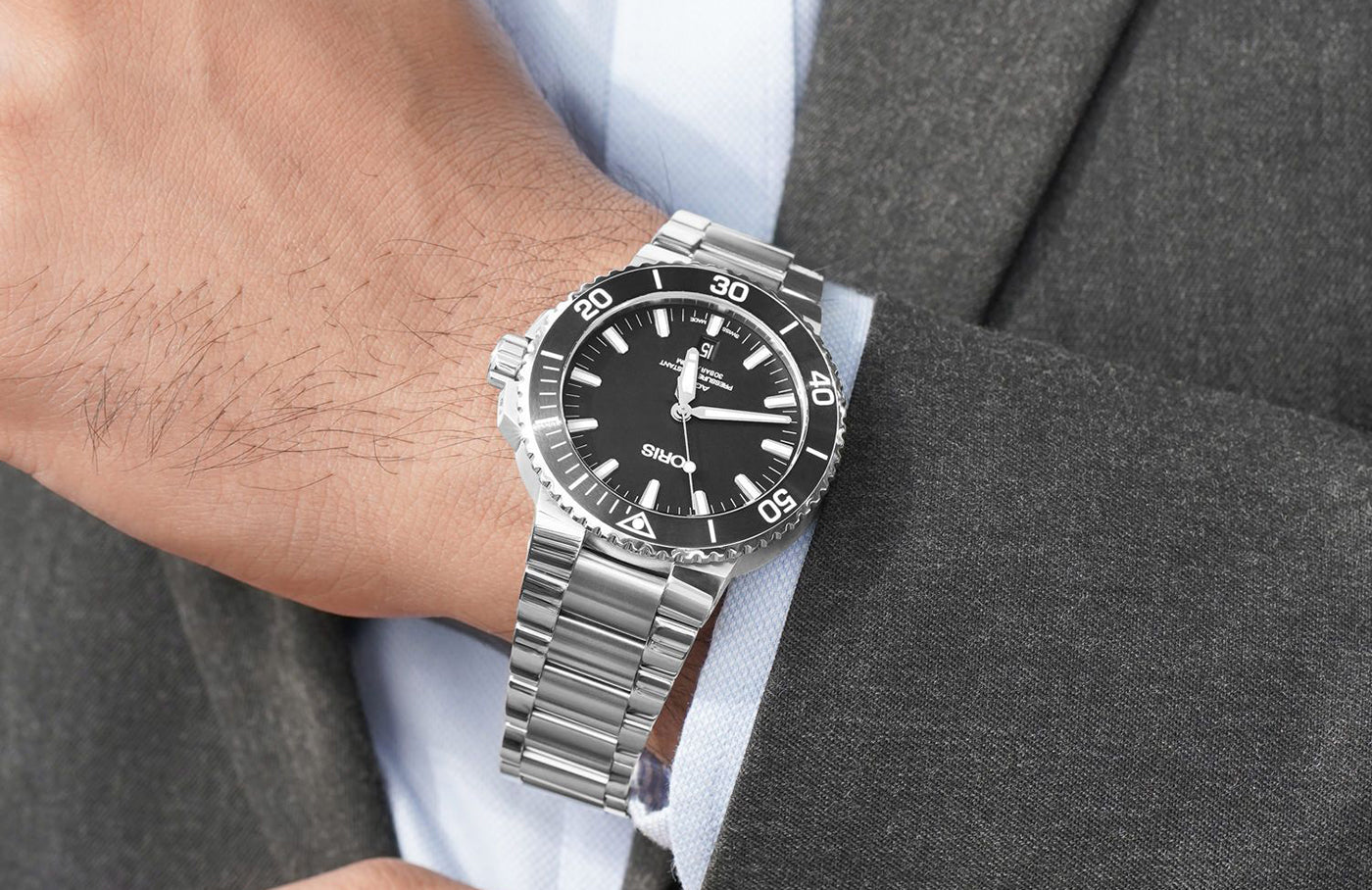 Oris Aquis Date 01-733-7730-4154-07-8-24-05PEB Automatic Men’s Watch