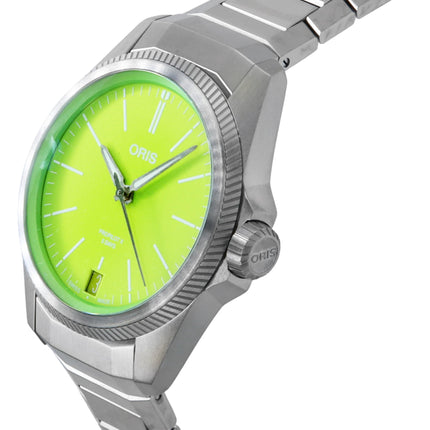 Oris ProPilot X Kermit Edition Titanium Green Dial Automatic 01-400-7778-7157-Set 100M Men's Watch