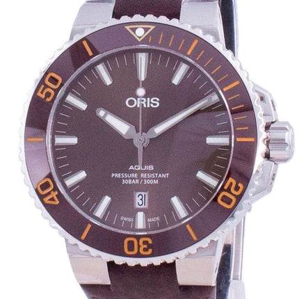 Oris Aquis Date Automatic Divers 01-733-7730-4152-07-5-24-12EB 300M Mens Watch