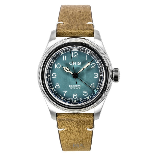 Oris Big Crown Volante Leather Strap Blue Dial Automatic 01-754-7779-4065-Set Men's Watch