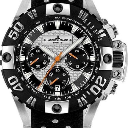 Jacques Lemans Chronograph 1-1378A  Man's Sports Watch