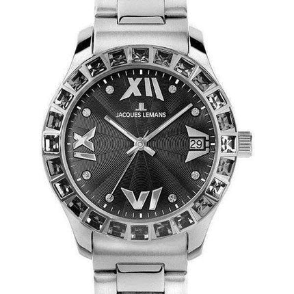 Jacques Lemans Rome Swarovski Crystals 1-1517A Ladies Watch
