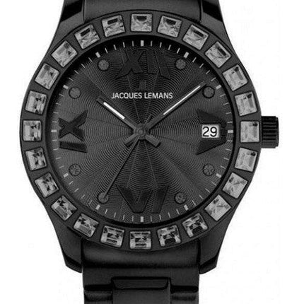 Jacques Lemans Black 1-1517O Ladies Watch