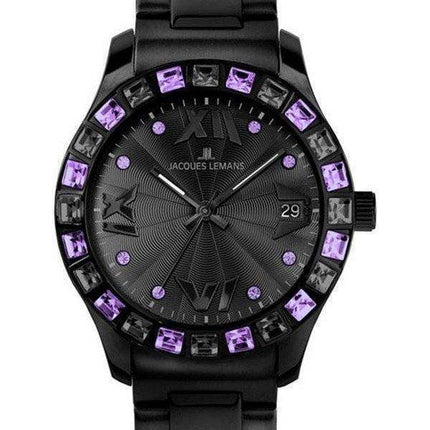 Jacques Lemans Rome Swarovski Crystals 1-1517R Ladies Watch