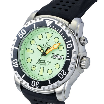 Ratio FreeDiver Helium-Safe 1000M Sapphire Automatic 1068HA90-34VA-MGRN Men's Watch