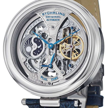 Stuhrling Original Emperor's Grandeur Automatic Dual Time 127A.3315C2 Men's Watch