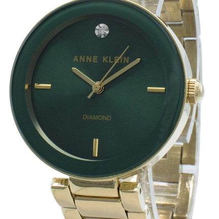 Anne Klein 1362GNGB Diamond Accents Quartz Women's Watch
