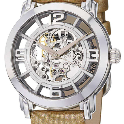 Stuhrling Original Winchester Automatic Skeleton Dial 156.121S2 Women's Watch