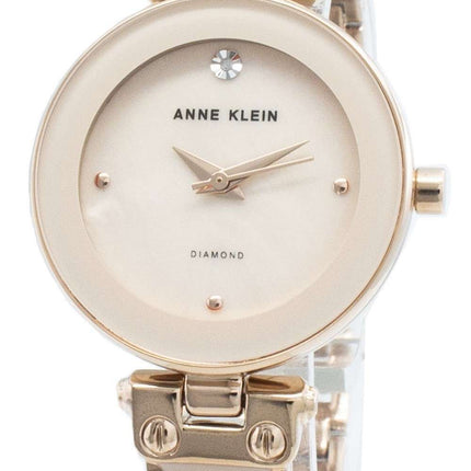 Anne Klein 1980BMRG Diamond Accents Quartz Women's Watch