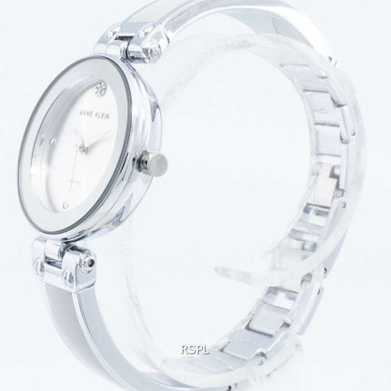 Anne Klein 1981LGSV Diamond Accents Quartz Women's Watch