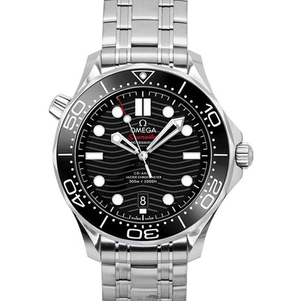 Omega Seamaster Stainless Steel Black Dial Automatic Diver's 210.30.42.20.01.001 300M Men's Watch