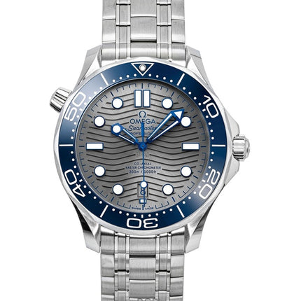 Omega Seamaster Stainless Steel Grey Dial Automatic Diver's 210.30.42.20.06.001 300M Men's Watch