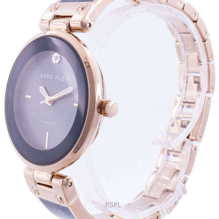 Anne Klein 2512GYRG Quartz Diamond Accents Women's Watch