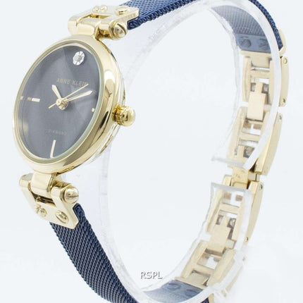 Anne Klein 3003GPBL Diamond Accents Quartz Women's Watch