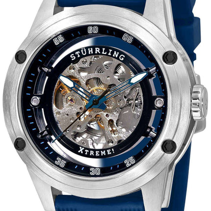 Stuhrling Original Zolara 360 Automatic Skeleton Black Dial 314R.3316C51 Men's Watch