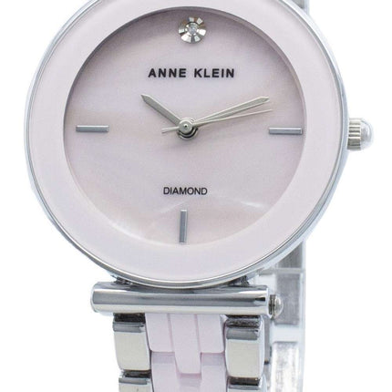 Anne Klein 3159LPSV Diamond Accents Quartz Women's Watch