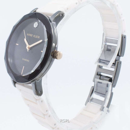 Anne Klein 3365GYLP Diamond Accents Quartz Women's Watch