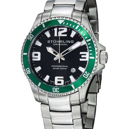 Stuhrling Original Regatta Champion Professional Diver 200M 395.33P154 Men's Watch