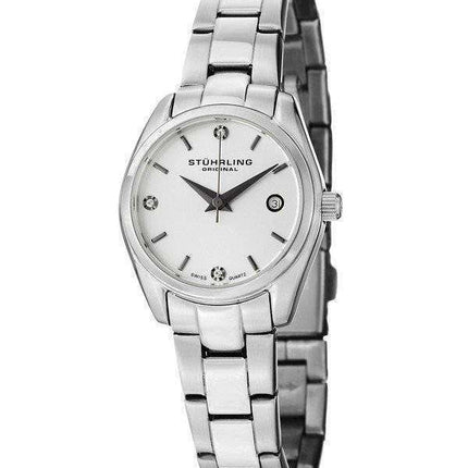 Stuhrling Original Ascot Prime Crystal Accented Swiss Quartz 414L.01 Women's Watch