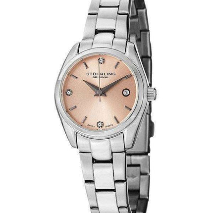 Stuhrling Original Ascot Prime Crystal Accented Swiss Quartz 414L.02 Women's Watch