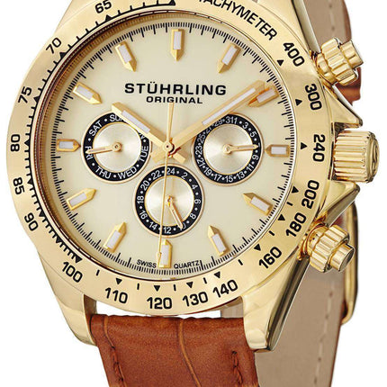 Stuhrling Original Triumph Classic Swiss Quartz Multifunction 564L.02 Men's Watch