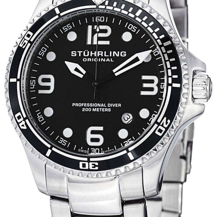 Stuhrling Original Aquadiver Grand Regatta Swiss Quartz 593.332D11 Men's Watch