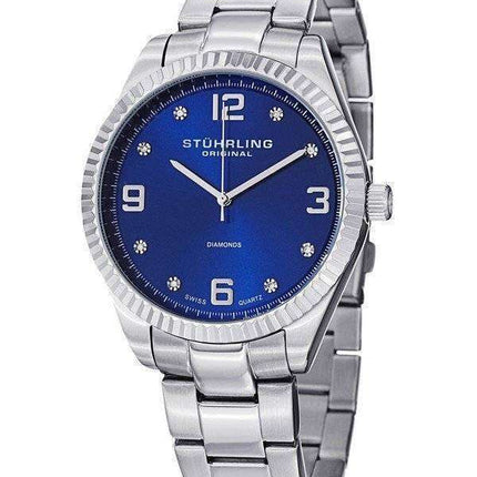 Stuhrling Original Allure Diamonds Swiss Quartz 607G.03 Men's Watch