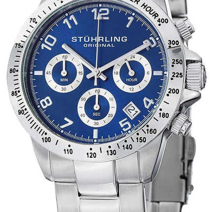 Stuhrling Original Concorso Swiss Quartz Chronograph 665B.02 Men's Watch