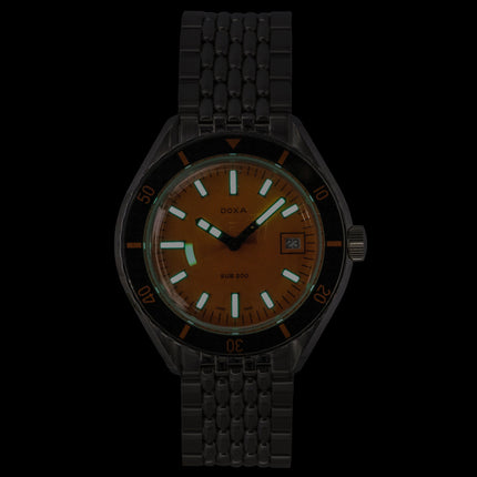 DOXA SUB 200 Divingstar Stainless Steel Yellow Dial Automatic Diver's 799.10.361.10 200M Men's Watch
