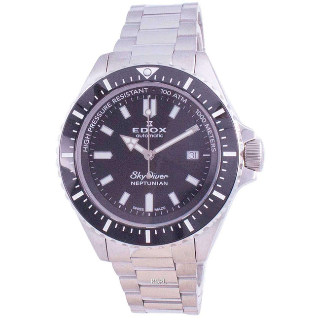 Edox Skydiver Neptunian Automatic Diver's 801203NMNIN 80120 3NM NIN 1000M Men's Watch