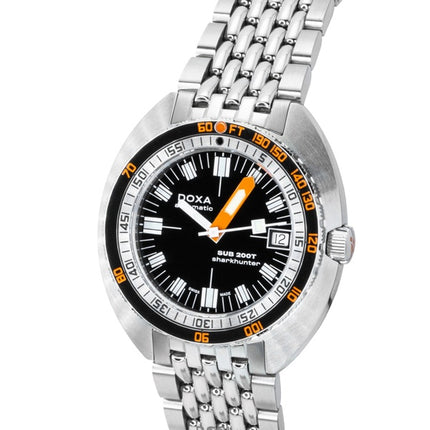 Doxa SUB 200T Sharkhunter Stainless Steel Black Dial Automatic Diver's 804.10.101.10 200M Men's Watch
