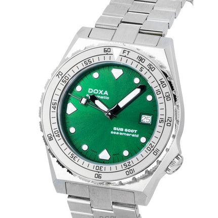 Doxa SUB 600T Sea Emerald Stainless Steel Green Dial Automatic Diver's 862.10.131.10 600M Men's Watch