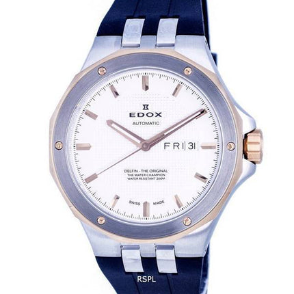 Edox Delfin Divers Silver Dial Automatic 88005357RCAAIR 88005 357RCA AIR 200M Mens Watch