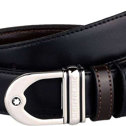 Montblanc 9693 Reversible Calfskin Leather Belt