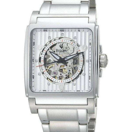 Bulova Automatic White Dial 96A107 Mens Watch