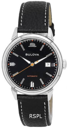 Bulova Frank Sinatra Summer Wind Black Dial Automatic 96B381 Men's Watch