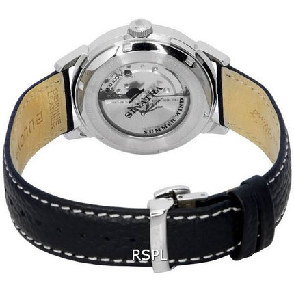 Bulova Frank Sinatra Summer Wind Black Dial Automatic 96B381 Men's Watch