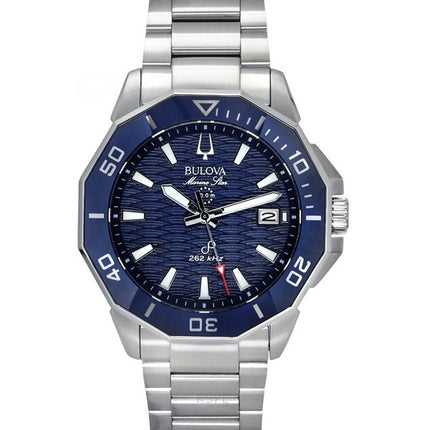 Bulova Marine Star Precisionist Stainless Steel Blue Dial Quartz Diver's 96B433 200M Men's Watch