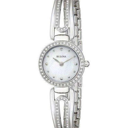 Bulova Crystal Accented Bangle Style 96L126 Women’s Watch