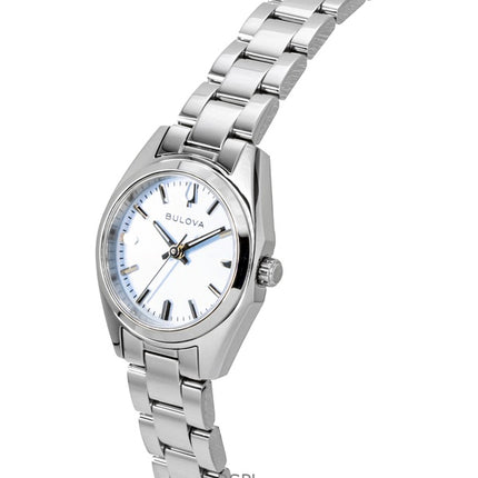 Bulova Surveyor Stainless Steel Light Blue Dial Quartz 96L345 Women's Watch