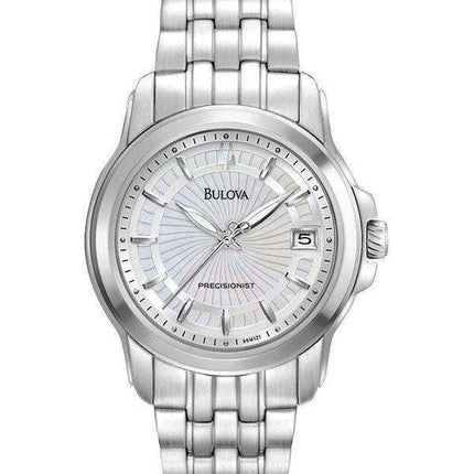 Bulova Precisionist Classic White Mother of Pearl Dial 96M121 Women's Watch