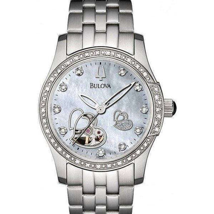 Bulova Diamond Accented Automatic 96R122 Womens Watch
