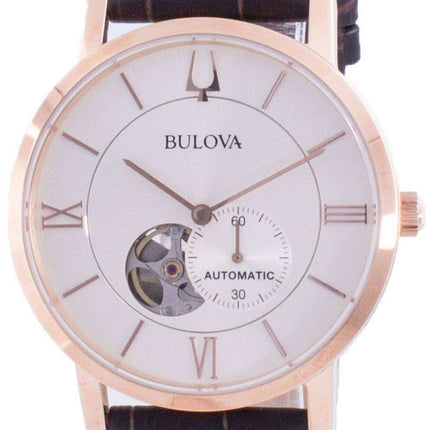 Bulova American Clipper Silver Dial Automatic 97A150 Mens Watch