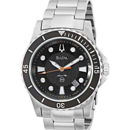 Bulova Marine Star Black Dial 98B131 Mens Watch