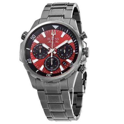 Refurbished Bulova Marine Star Chronograph Quartz 98B350 100M Men's Watch